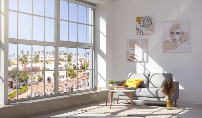 Self adhensive transparent LED film