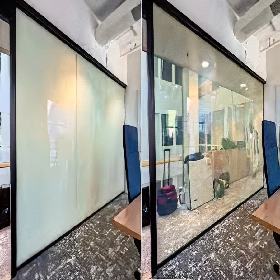 switchable smart film's on/ off features